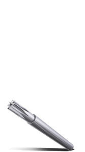 Arbre taillage droit Ø4.5x64.5mm en acier - Engrenage AFFOLTER sur machine à tailler CNC